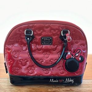 Disney Loungefly “Minnie ♥️’s Mikey” Purse